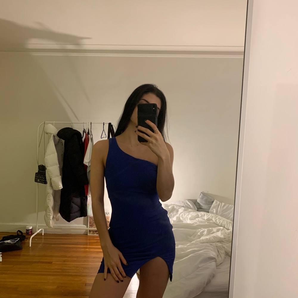 Blue By The Way Dress - Picture 1 of 8